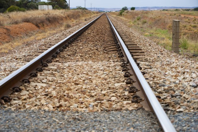 Indian Pacific Railway near Port Pirie