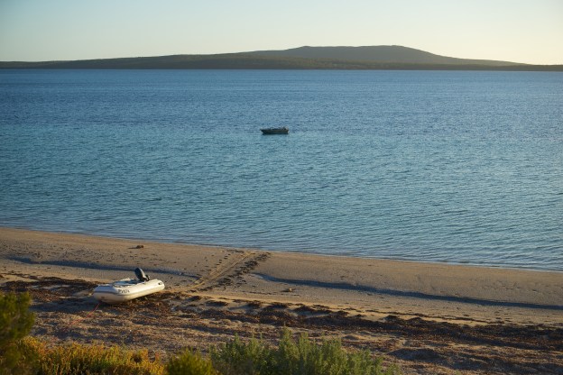 Camp at Spalding Bay, Lincoln NP