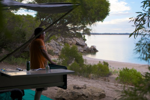 Campsite view at Black Springs